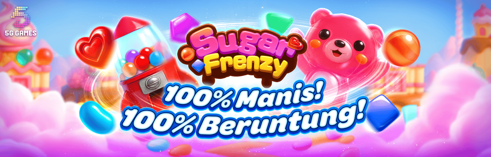 5GGAMES - SUGAR FRENZY GAME PROMO BANNER